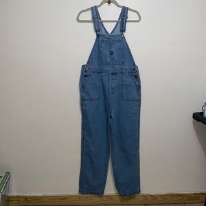 Union bay blue denim overalls size small.